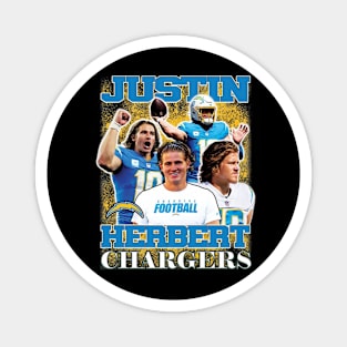 Justin Herbert Retro Collage Magnet